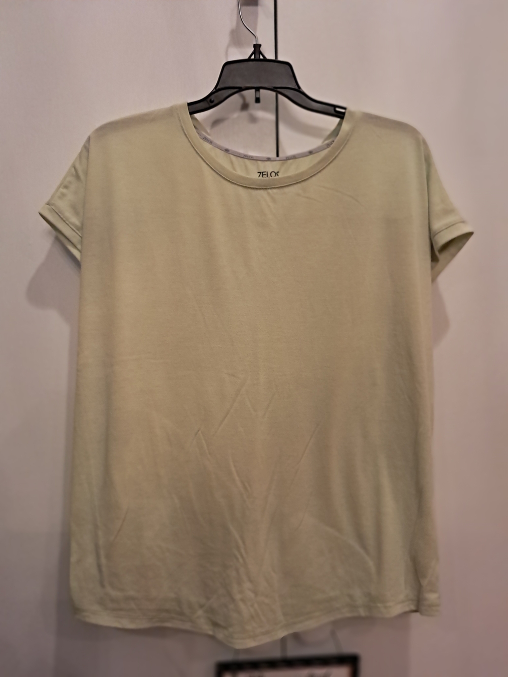 Zelos Women's Sage Crew Neck Tee